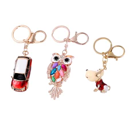 Cute Bear Keychain fuchshia diamonds Crystal Bear Charm Keychain keyring  Ruby Rhinestone Bling Teddy Bear Key chain, Bag charms