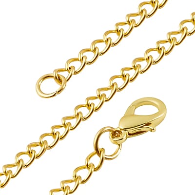 Strada Japanese Movement Corgi Pocket Watch in Goldtone with Chain 31 Inches