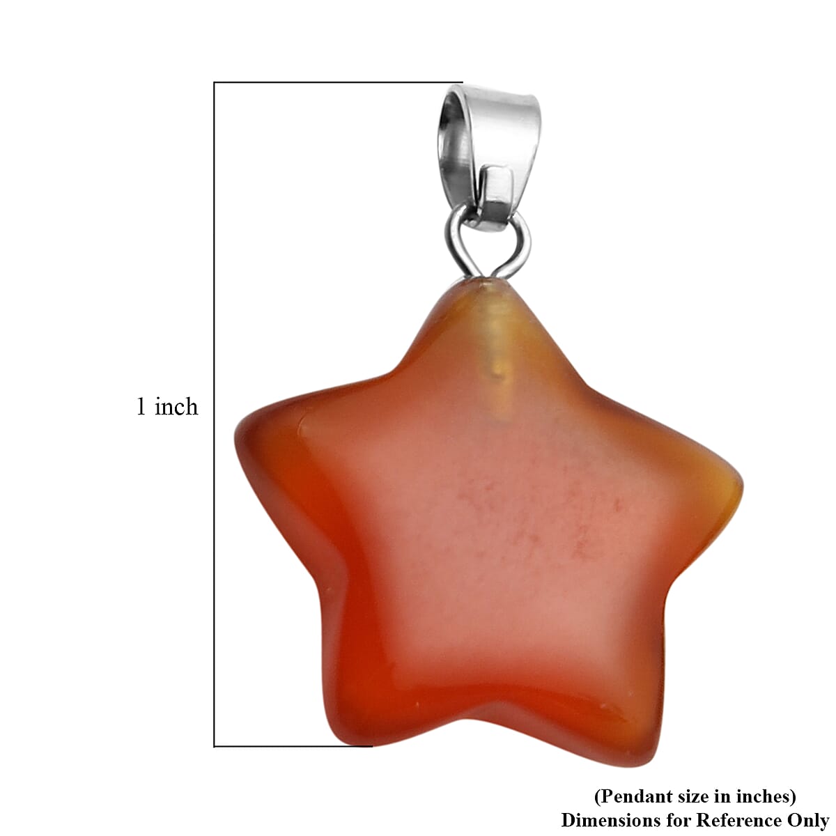 Set of 4 Green Aventurine, Red Agate, Yellow Quartzite and Yellow Tiger's Eye Star Pendants in Silvertone 48.00 ctw image number 3