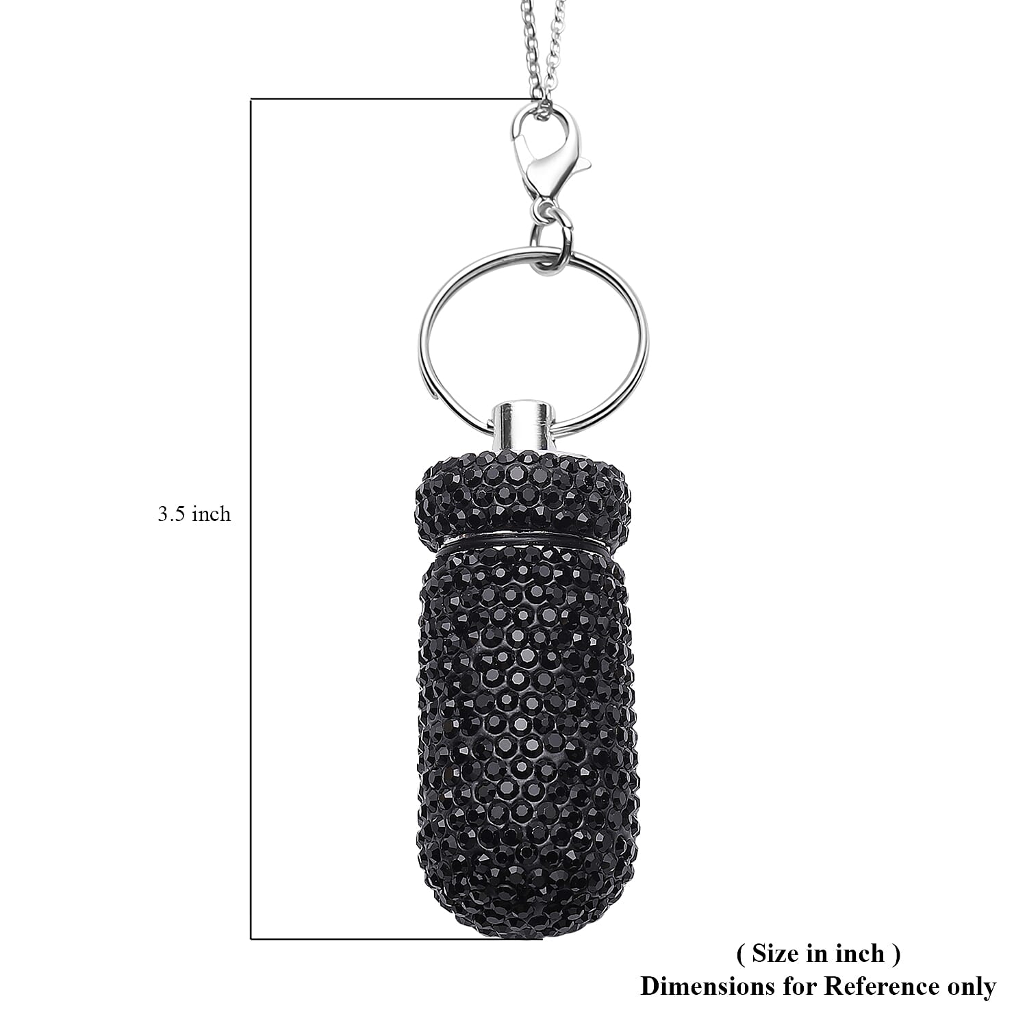 Black Austrian Crystal - Product card gallery slide 4 (9431358210303)