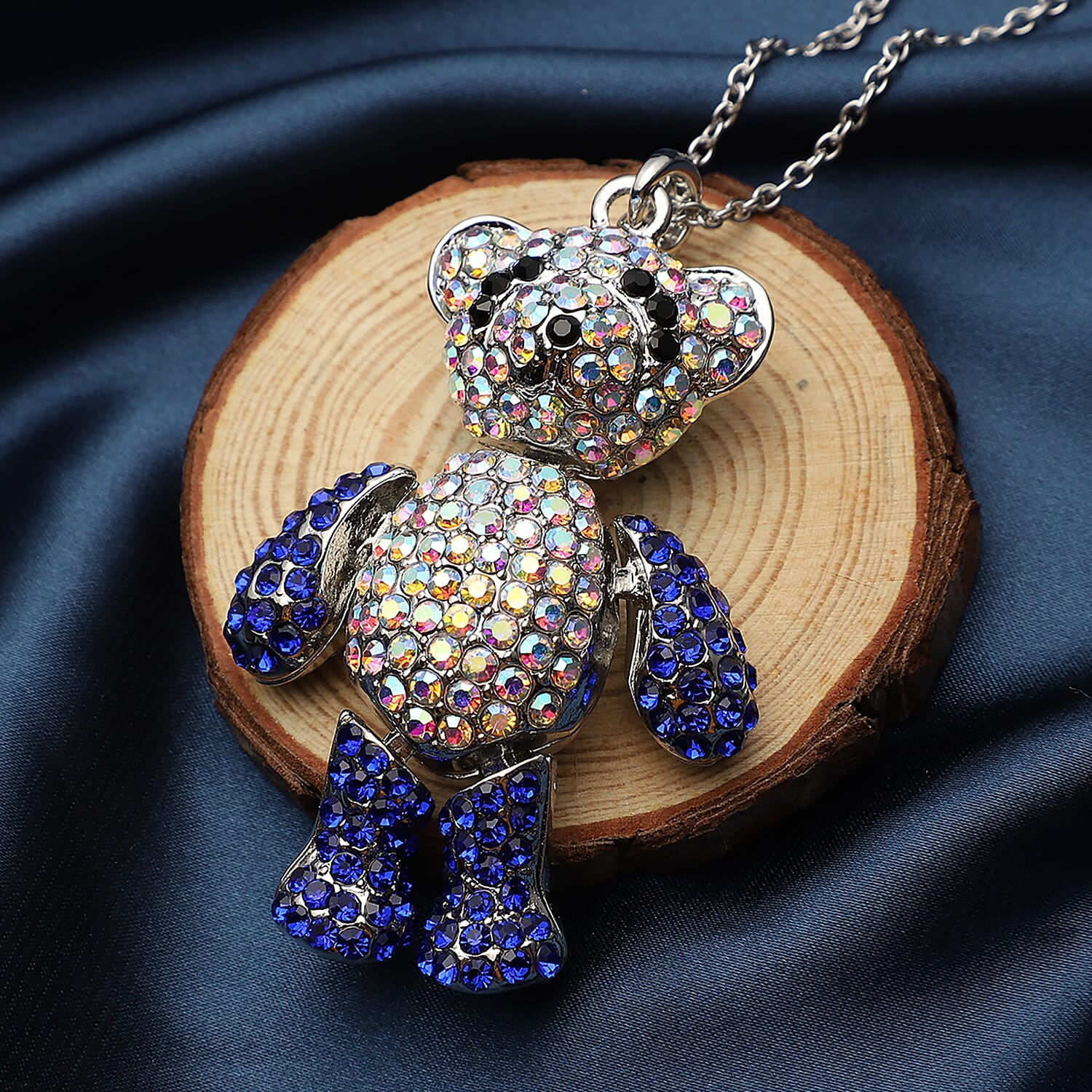 Blue Austrian Crystal - Product card gallery slide 2 (10144446644507)