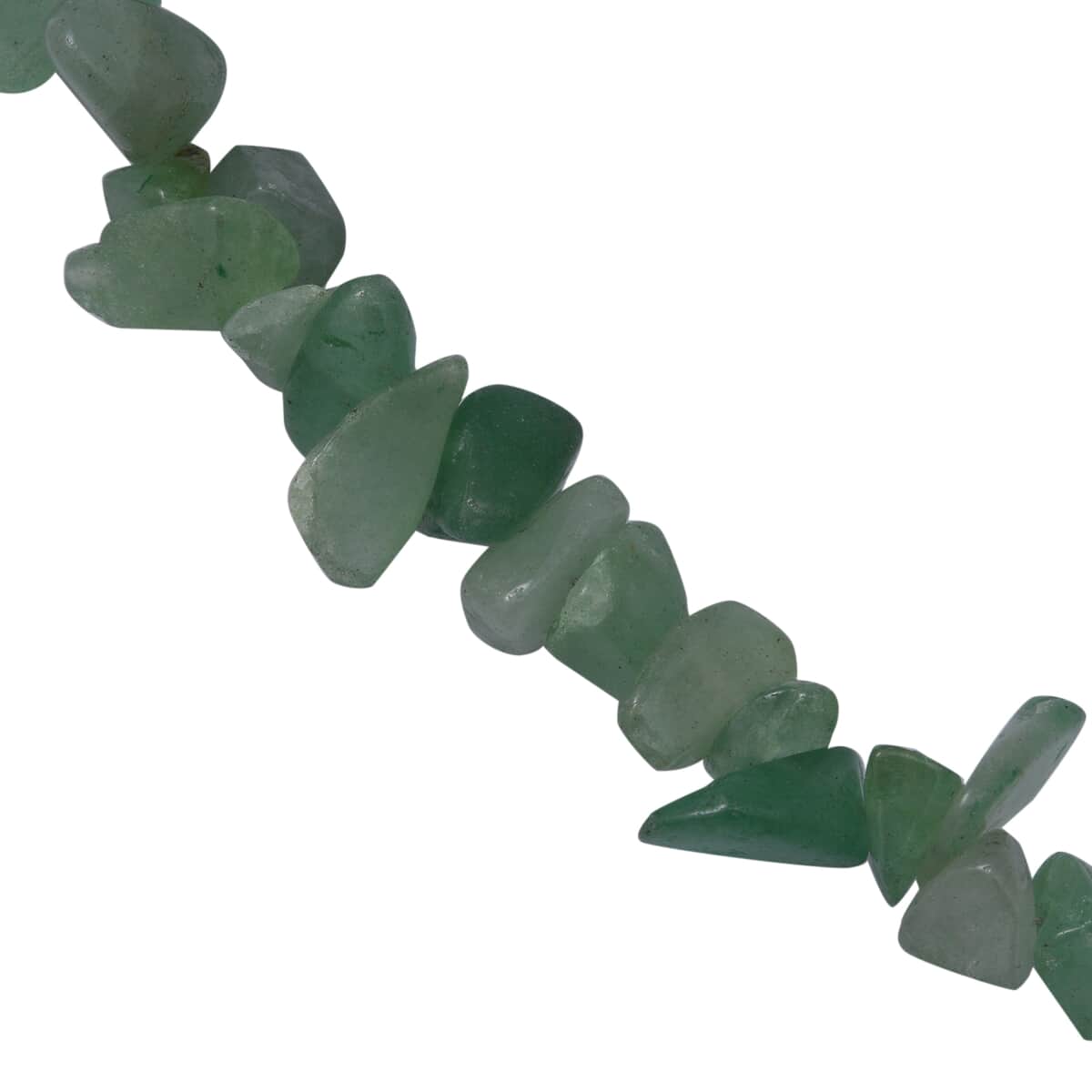 Green Aventurine Beaded Stretch Bracelet Beaded Necklace 18 Inches in Sterling Silver 170.00 ctw image number 4