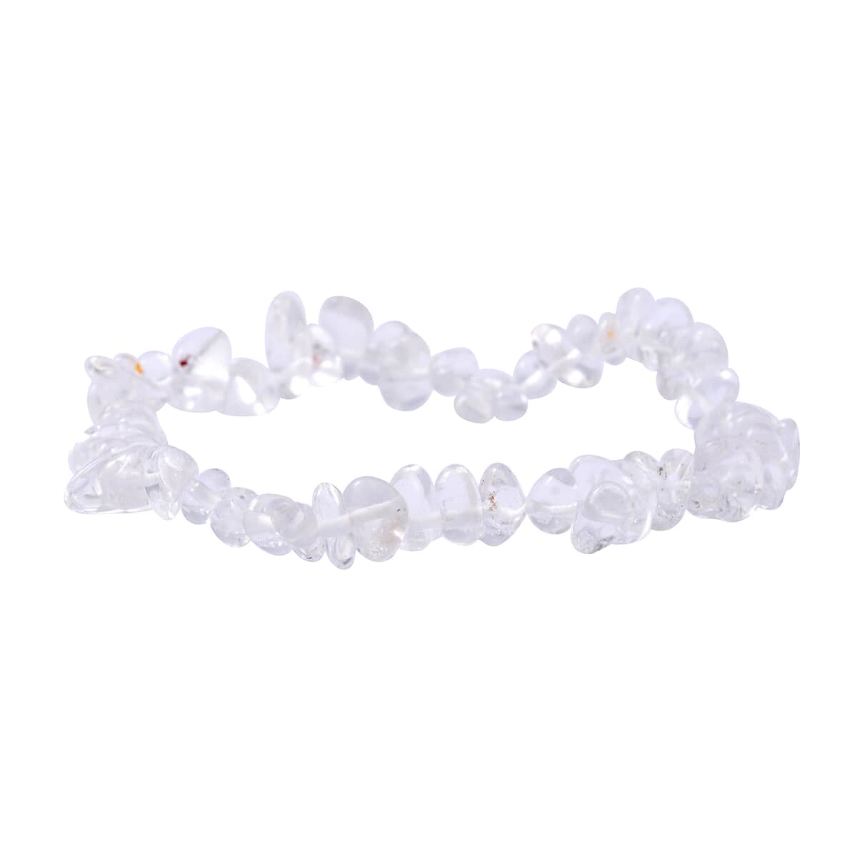Crystal Quartz Beaded Stretch Bracelet and Beaded Necklace 18 Inches in Sterling Silver 170.00 ctw image number 4