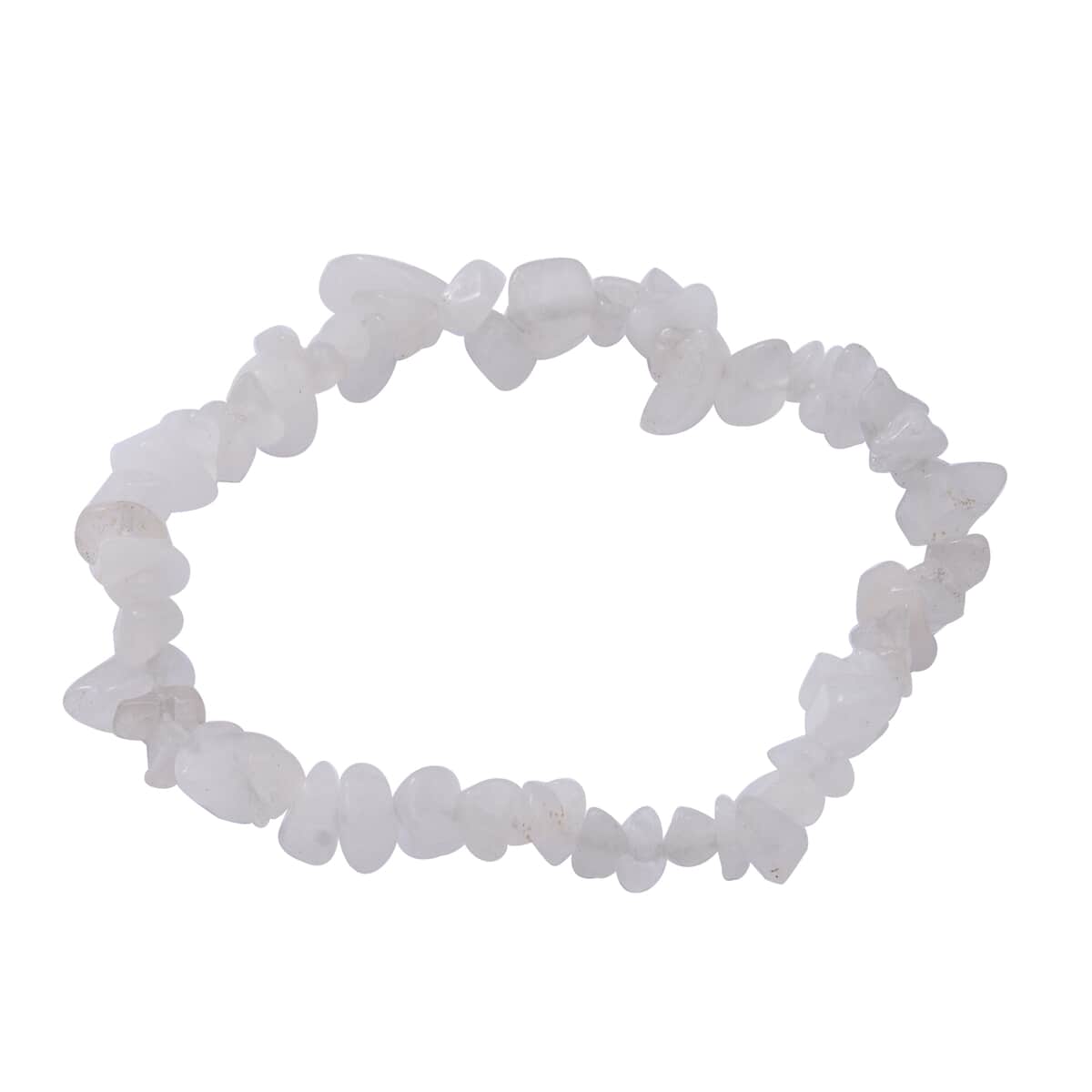 Kuisa Rainbow Moonstone Beaded Stretch Bracelet and Necklace 18 Inches in Sterling Silver 170.00 ctw image number 4