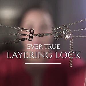 EverTrue Set of 3 Jewelry Layering Lock Hearts Lobster Clasps with Spring Ring Lock in Stainless Steel (1pcs 3row, 1pcs 4row, 1pcs 5row), Jewelry Closure, Lobster Locks