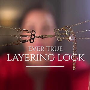 EverTrue Set of 3 Jewelry Layering Lock Hearts Lobster Clasps with Spring Ring Lock in ION Plated YG Stainless Steel (1pcs 3row, 1pcs 4row, 1pcs 5row), Jewelry Closure, Lobster Locks