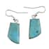 Santa Fe Style Turquoise Drop Earrings and Statement Necklace 16-18 Inches in Sterling Silver 26.00 ctw image number 5