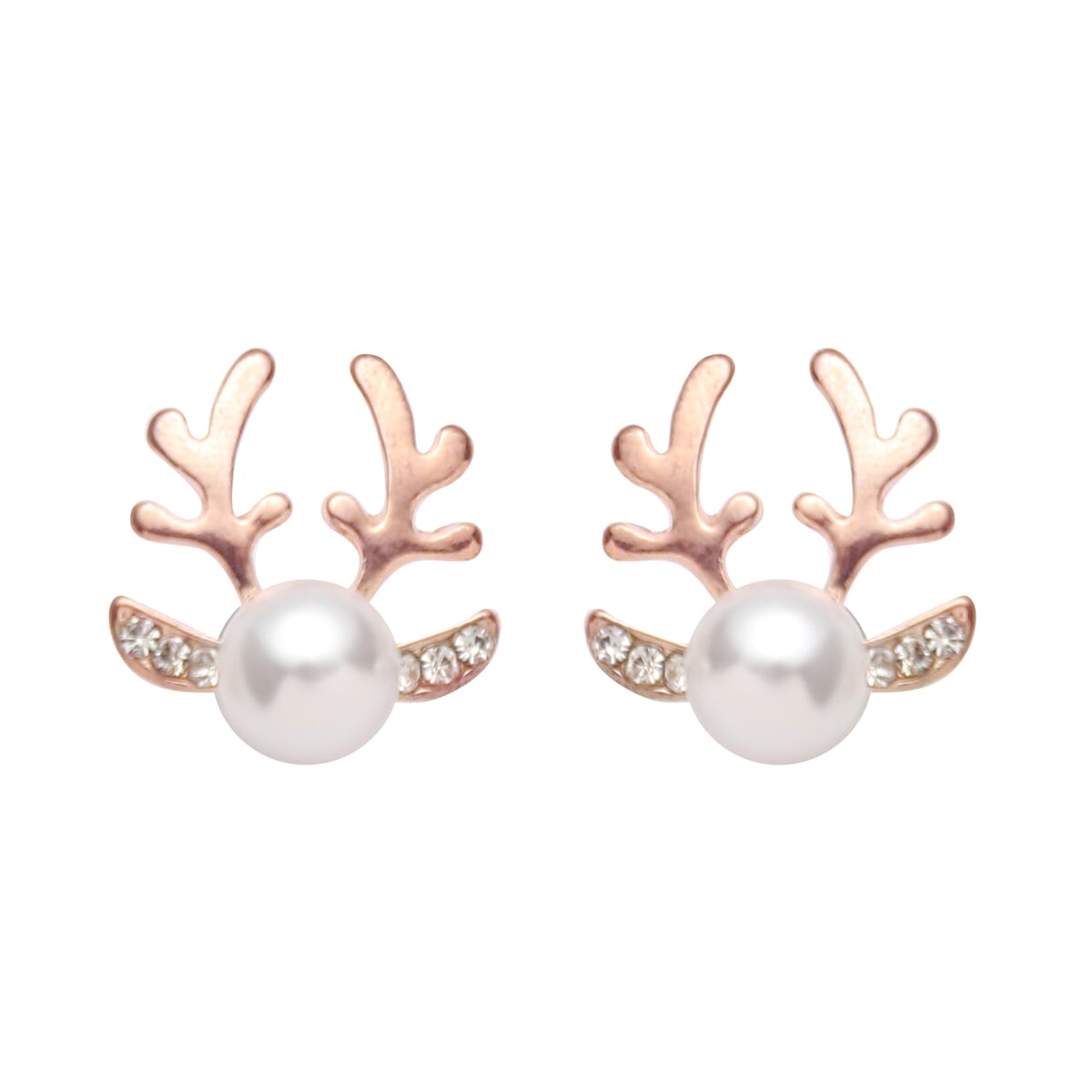 Reindeer hot sale pearl earrings