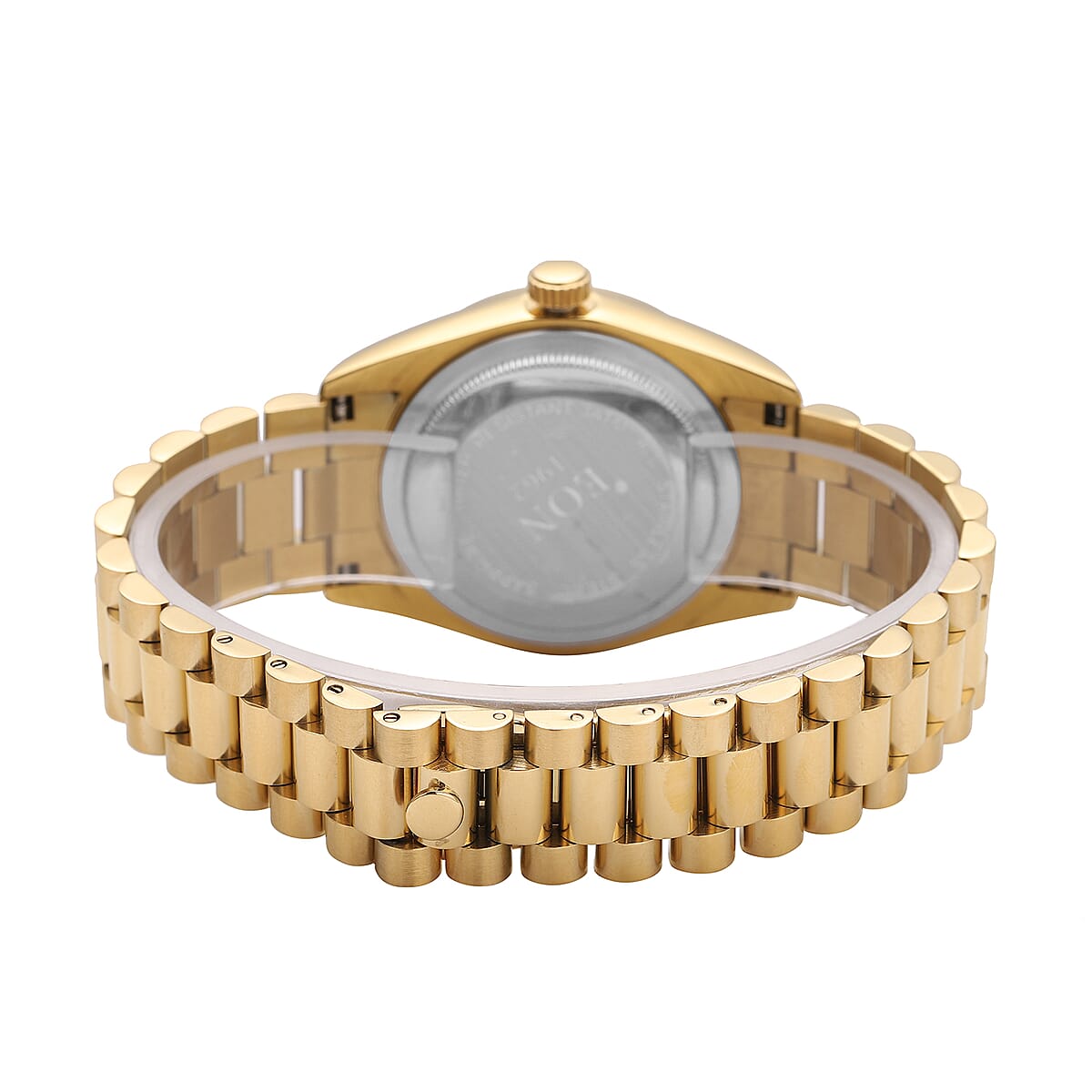 CHUCK CLEMENCY COLLECTION Eon 1962 Made with Finest CZ Swiss Movement Watch in ION Plated YG Stainless Steel with Ear Fork and Screwdriver(31 mm) image number 5