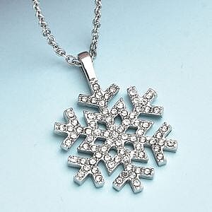 Austrian Crystal 0.20 ctw Necklace in Stainless Steel 20 Inches