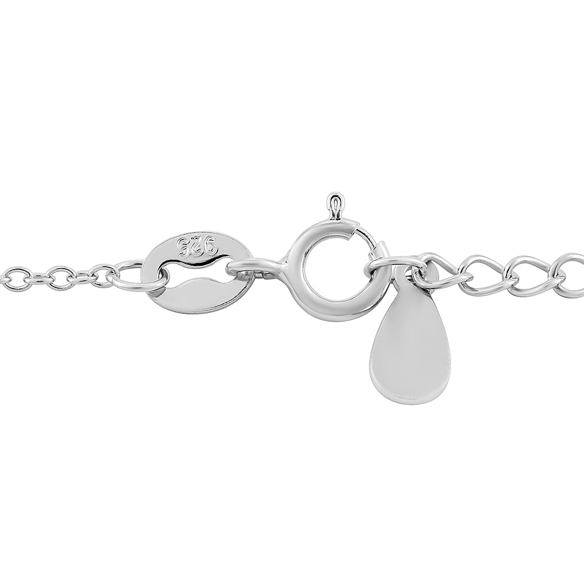 AAA Kagem Emerald Cross Pendant Necklace 18 Inches in Rhodium Over Sterling Silver 1.25 ctw image number 4