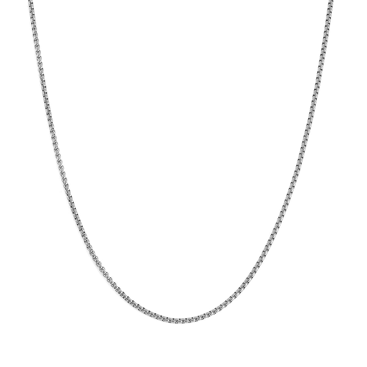 EverTrue Set of 3 Box Chain Link Necklaces 16, 20, 24 Inches in Stainless Steel with 2 In Extender image number 2