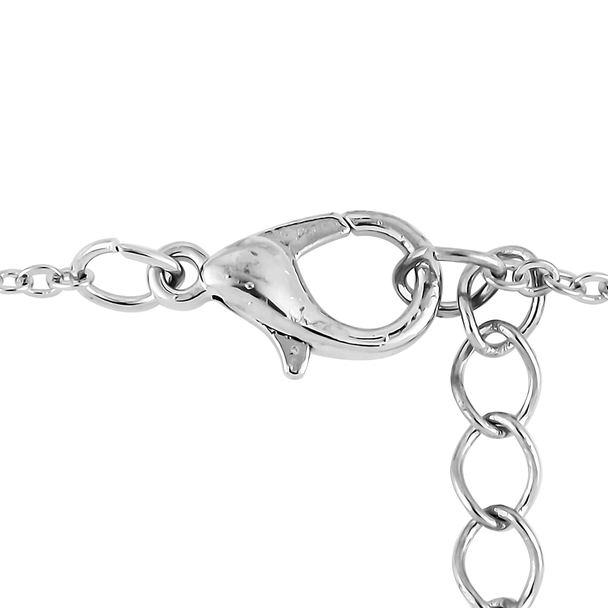 Black Cameo Necklace 16 Inches and Earrings in Silvertone 54.00 ctw image number 4