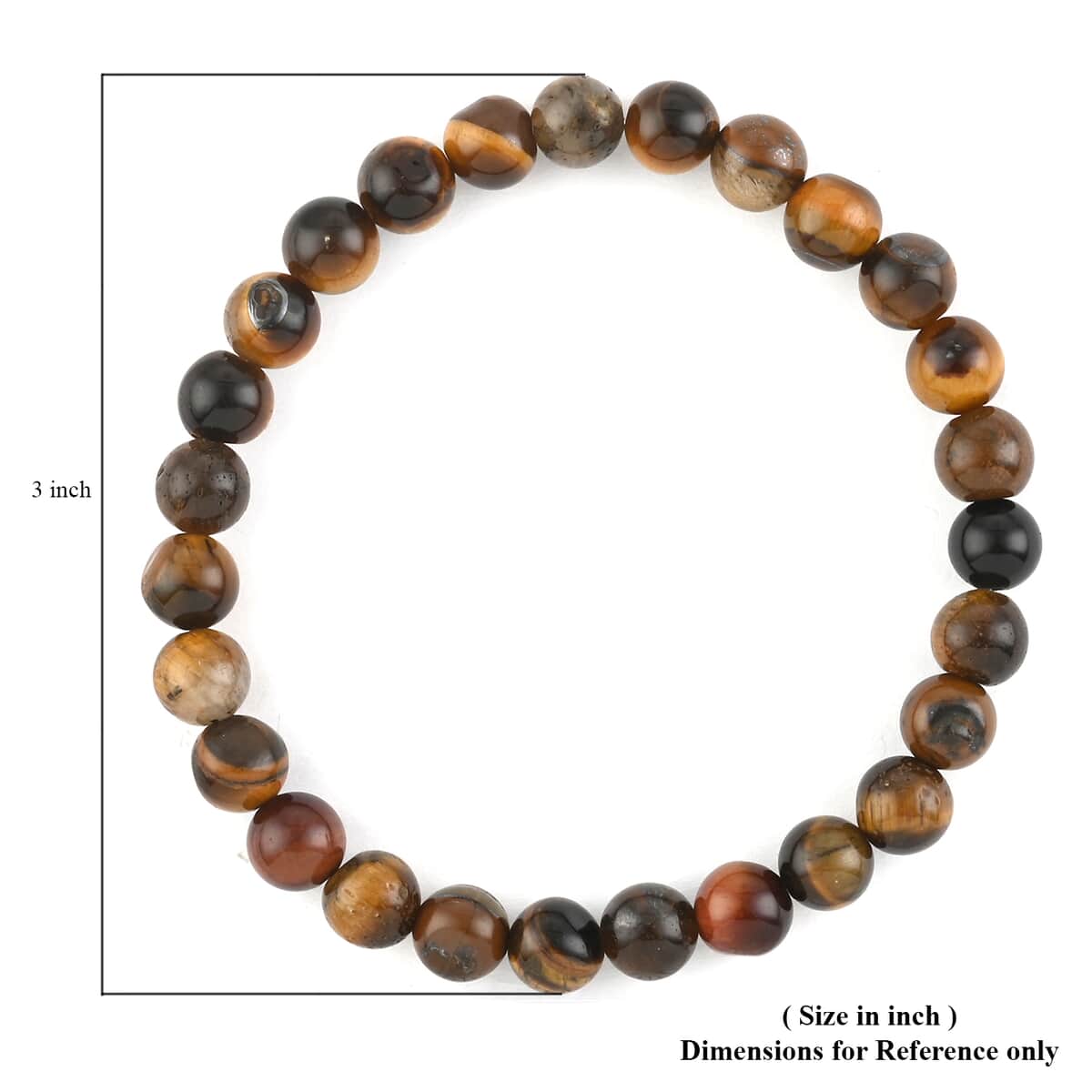 Set of 2 Multi Gemstone Stretch Beaded Bracelet and Brown Leather Bracelet in Stainless Steel 108.00 ctw image number 3