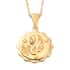 KARIS Virgo Zodiac Pendant Necklace 20 Inches in 18K YG Plated and ION Plated Yellow Gold Stainless Steel image number 0