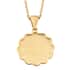 KARIS Virgo Zodiac Pendant Necklace 20 Inches in 18K YG Plated and ION Plated Yellow Gold Stainless Steel image number 4
