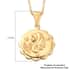 KARIS Virgo Zodiac Pendant Necklace 20 Inches in 18K YG Plated and ION Plated Yellow Gold Stainless Steel image number 5