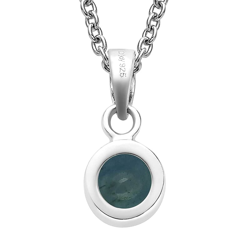 December Birthstone Jewelry Gift Set, Swiss Blue Topaz Earrings and Blue Topaz Pendant, Jewelry Gift Set in Platinum Over Sterling Silver with Stainless Steel Necklace 20In 3.50 ctw