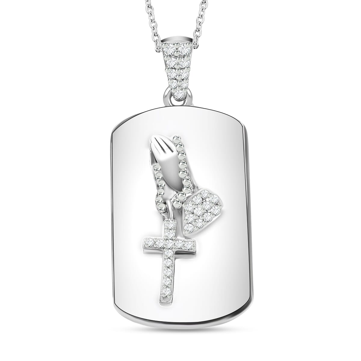 Serenity prayer necklace hot sale sterling silver