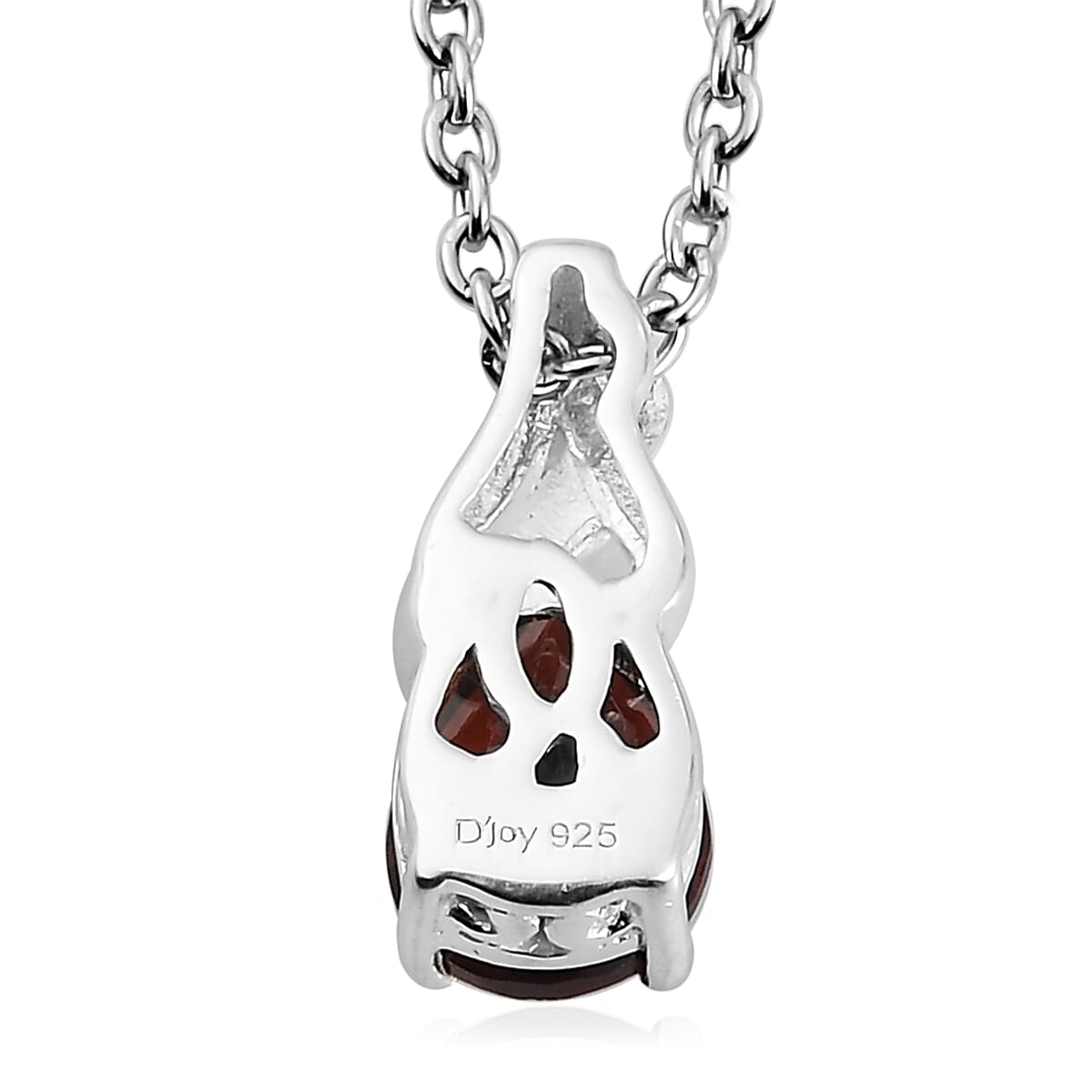 Mozambique Garnet Drop Earrings and Pendant Necklace 20 Inches in Platinum Over Sterling Silver and Stainless Steel 4.60 ctw image number 6