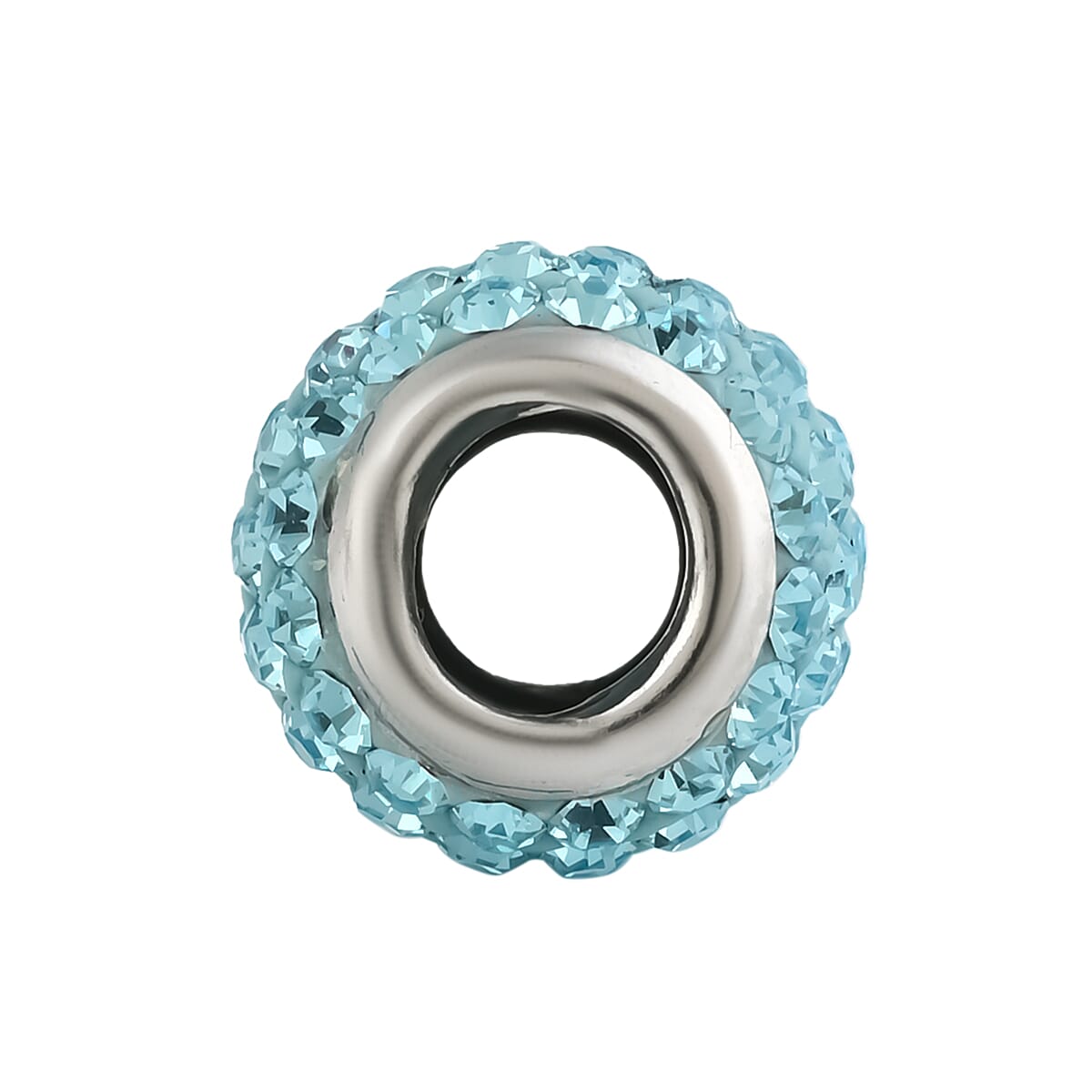 DISNEY Austrian Crystal, Enameled Round Charm and Tinker Bell Pendant in Sterling Silver image number 4