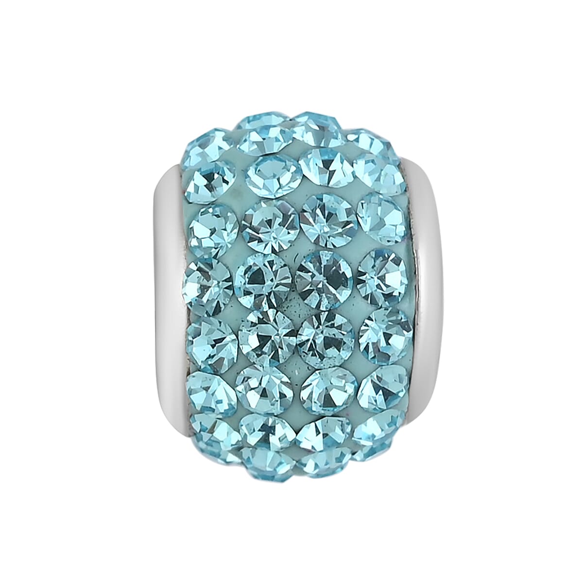 DISNEY Austrian Crystal, Enameled Round Charm and Tinker Bell Pendant in Sterling Silver image number 6