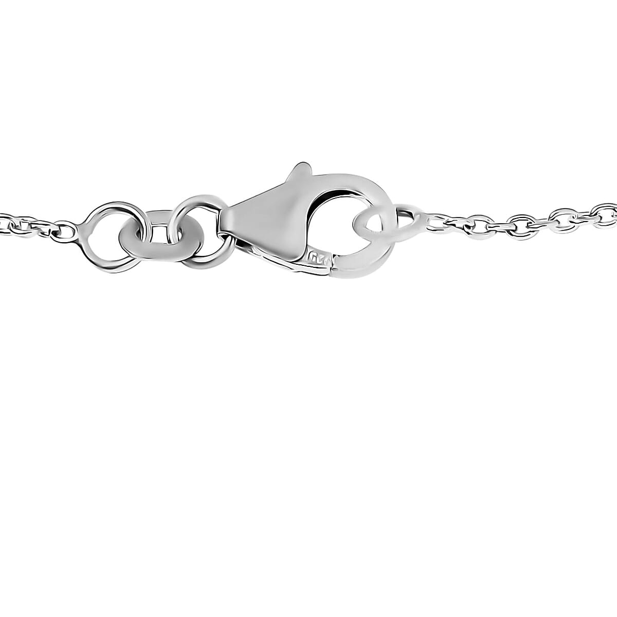 Multi-Tourmaline Floral Pendant Necklace 20 Inches in Platinum Over Sterling Silver 10.15 Grams 12.00 ctw image number 5