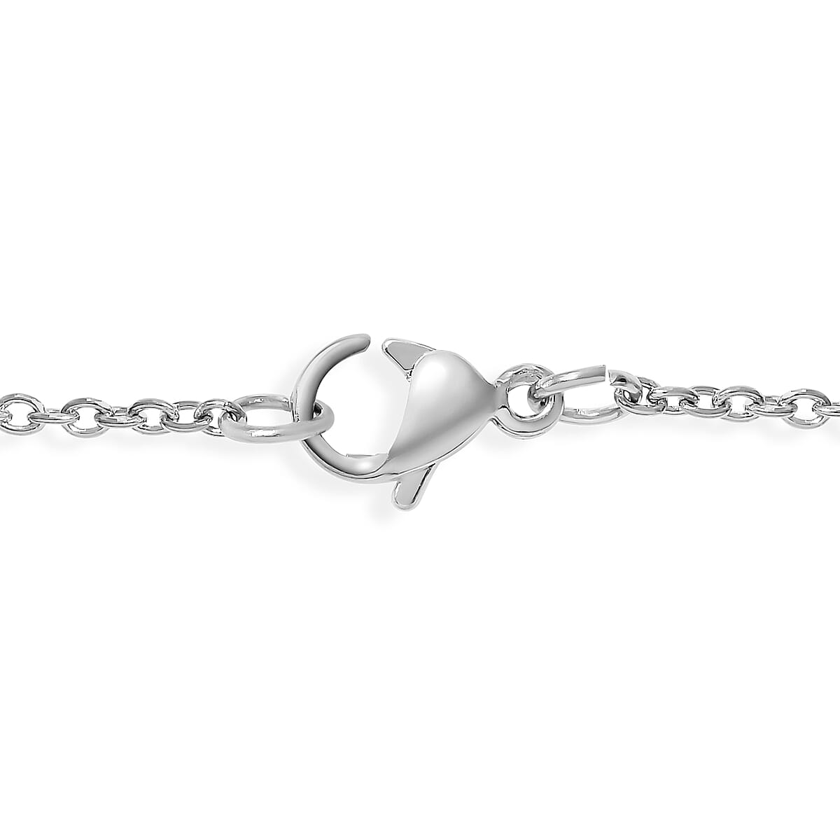 White Howlite (Ovl 30x20 mm) Pendant Necklace (24 Inches) in 14K YG and Platinum Over Copper with Magnet and Stainless Steel 28.50 ctw , Tarnish-Free, Waterproof, Sweat Proof Jewelry image number 5