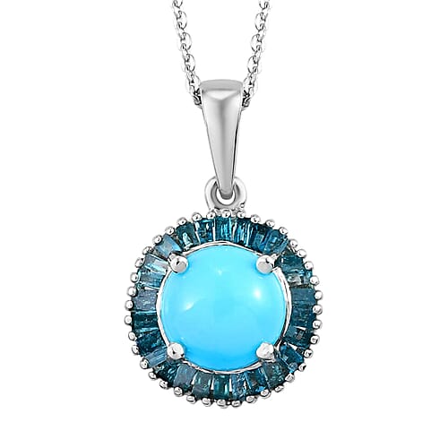 AMERICAN Natural Sleeping Beauty Turquoise & Blue Diamond - Product card gallery slide 1 (9431369580799)