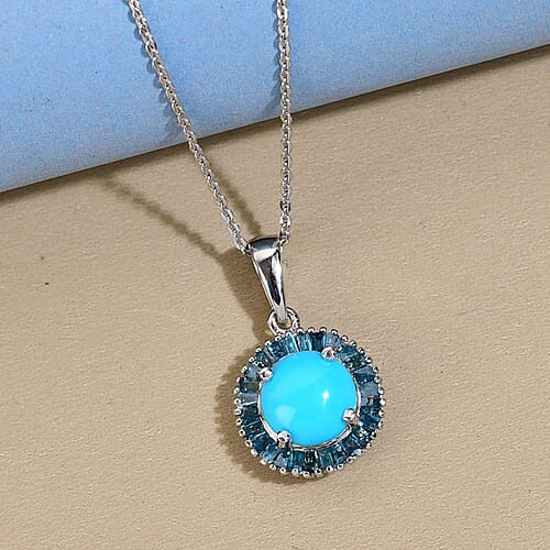 AMERICAN Natural Sleeping Beauty Turquoise & Blue Diamond - Product card gallery slide 2 (9431369580799)