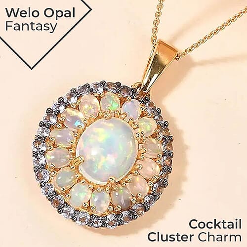 Ethiopian Welo Opal & Tanzanite - Product card gallery slide 2 (9431387111679)