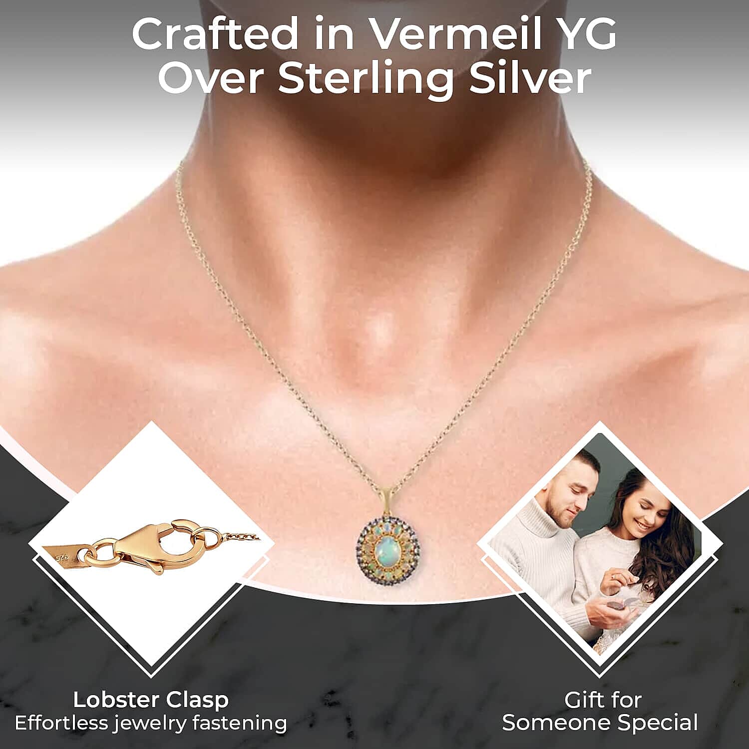 Ethiopian Welo Opal & Tanzanite