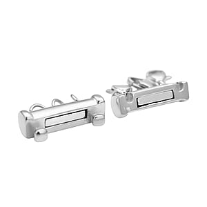 EverTrue Set of 3 Layering Locks with 3 Rows in ION Plated YG, RG and Stainless Steel (19.50 g), Tarnish-Free, Waterproof, Sweat Proof Jewelry