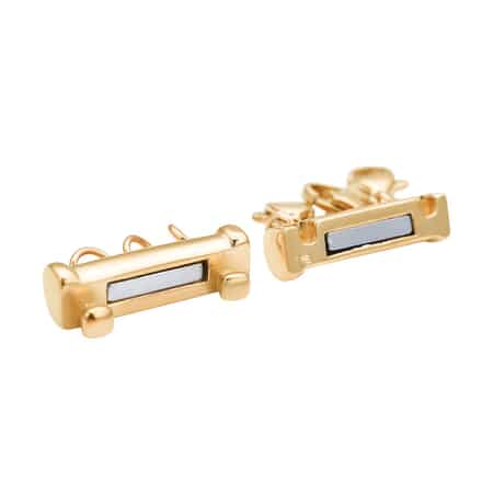 Ever True Set of 3 Layering Locks with 3 Rows in ION Plated YG, RG and Stainless Steel (19.50 g) , Tarnish-Free, Waterproof, Sweat Proof Jewelry image number 4