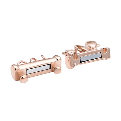 EverTrue Set of 3 Layering Locks with 3 Rows in ION Plated YG, RG and Stainless Steel (19.50 g), Tarnish-Free, Waterproof, Sweat Proof Jewelry