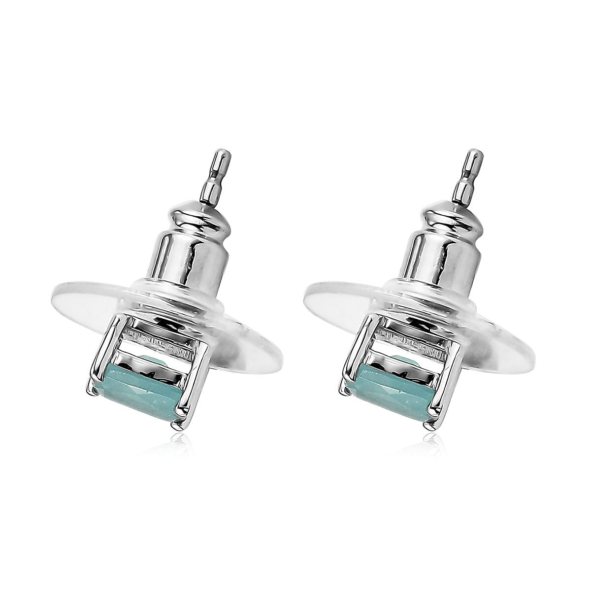 Premium Grandidierite and Color Change Garnet Ring Size 10.0, Stud Earrings and Pendant Necklace 20In in Platinum Over Sterling Silver 3.85 ctw