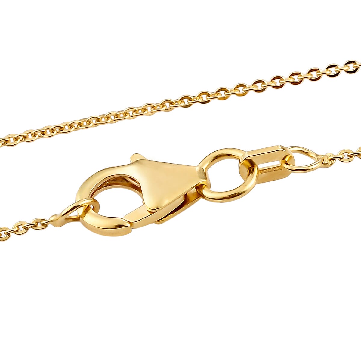 Crimson Fire Opal Floral Pendant Necklace 20 Inches in Vermeil Yellow Gold Over Sterling Silver 3.75 ctw image number 4