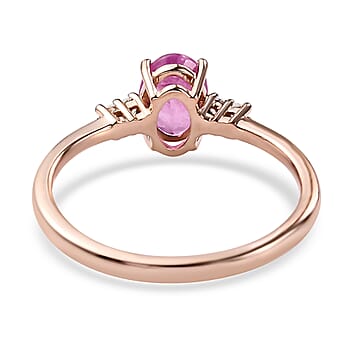 Ilakaka Pink Sapphire in RG Vermeil / 7 - Product card gallery slide 4 (9431420862719)