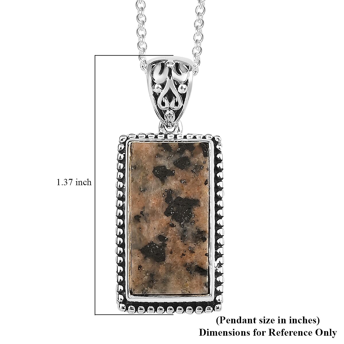 Artisan Crafted Natural Yooperlite Pendant Necklace 20 Inches in Sterling Silver 12.25 ctw with Free UV Flash Light