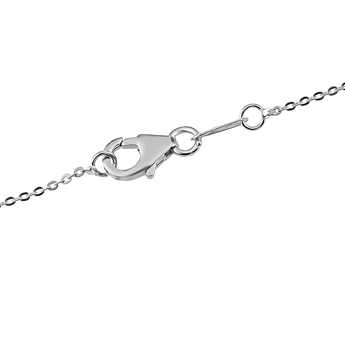 Multi-Tourmaline Cluster Pendant Necklace 20 Inches in 14K Yellow Gold and Platinum Over Sterling Silver 5.15 ctw image number 5