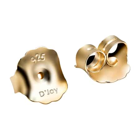 14k Yellow Gold Earring Back Replacement Nut Friction Push-back