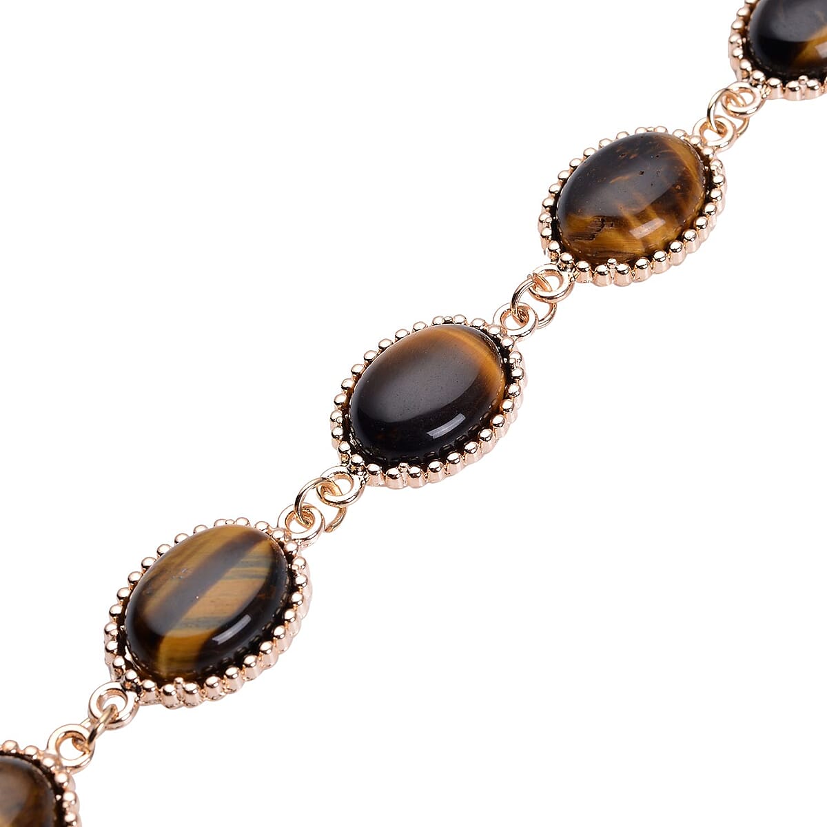 Lapis Lazuli 5 Stone Bracelet (7.50-9.0In) and Earrings in Silvertone 70.00 ctw image number 3