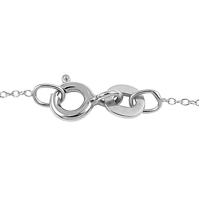 Sterling Silver Cross Pendant Necklace 18 Inches 2.50 Grams