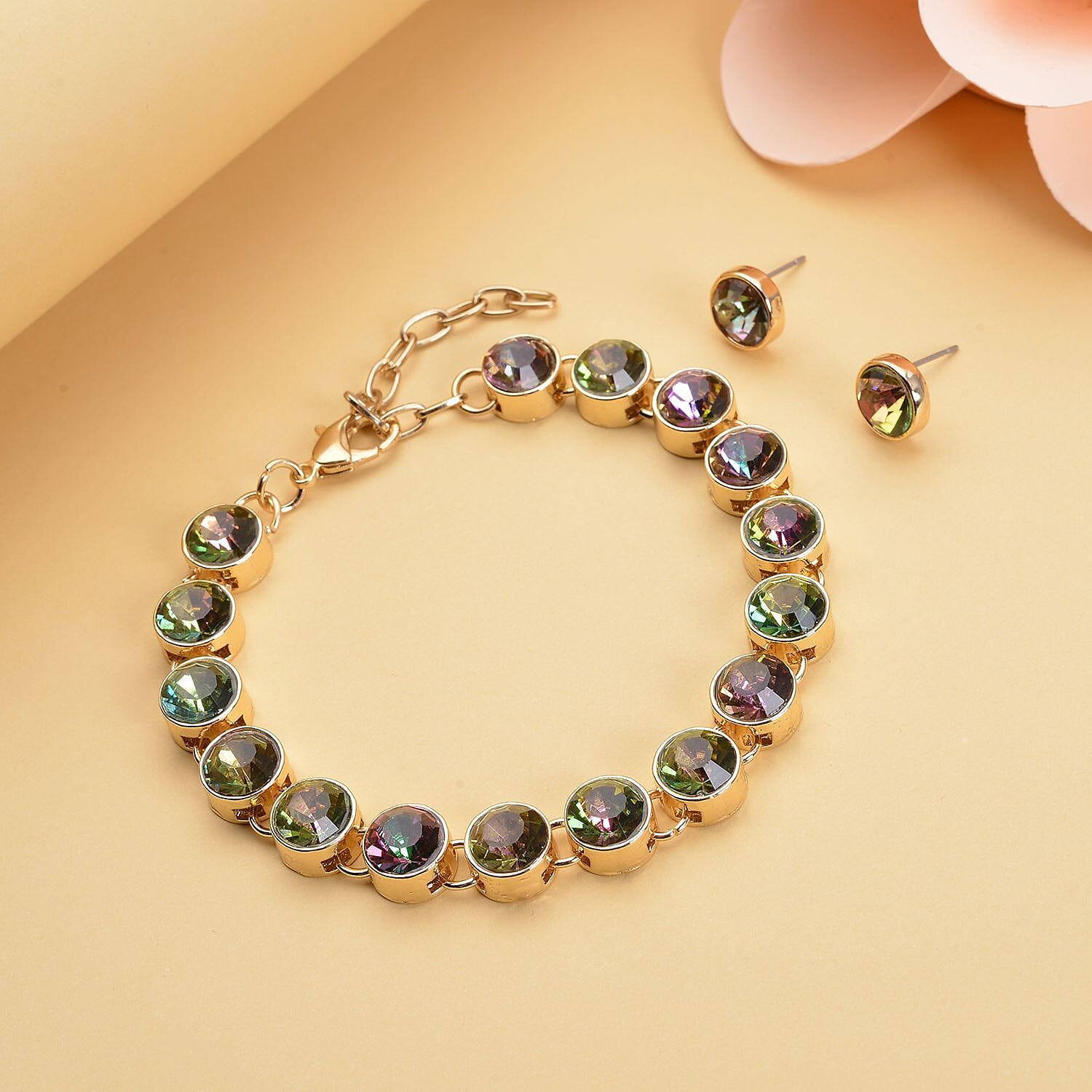 Multi Color Austrian Crystal - Product card gallery slide 2 (9431373250815)