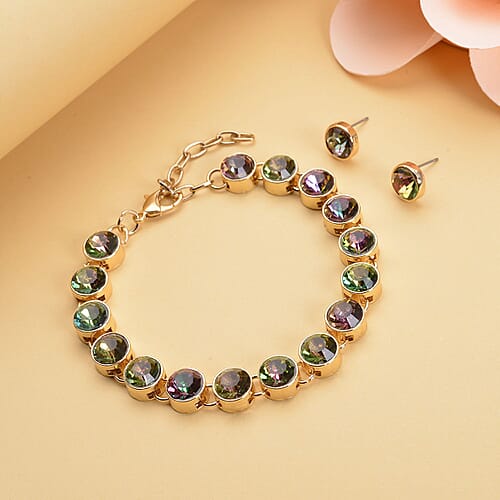 Multi Color Austrian Crystal - Product card gallery slide 2 (9431373250815)