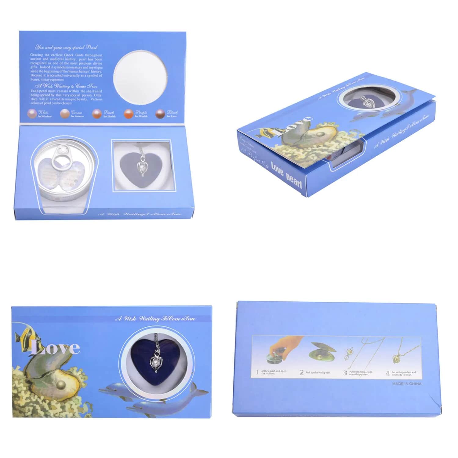 Love Pearl Necklace Kit Pearl Necklace Making Kit Crystal - Temu
