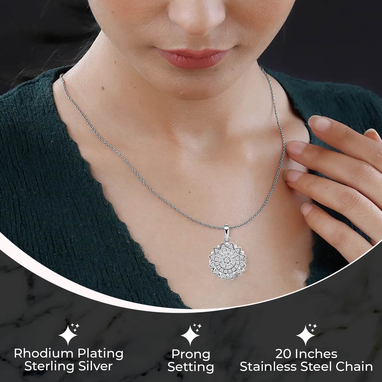 20 inch necklace store with pendant