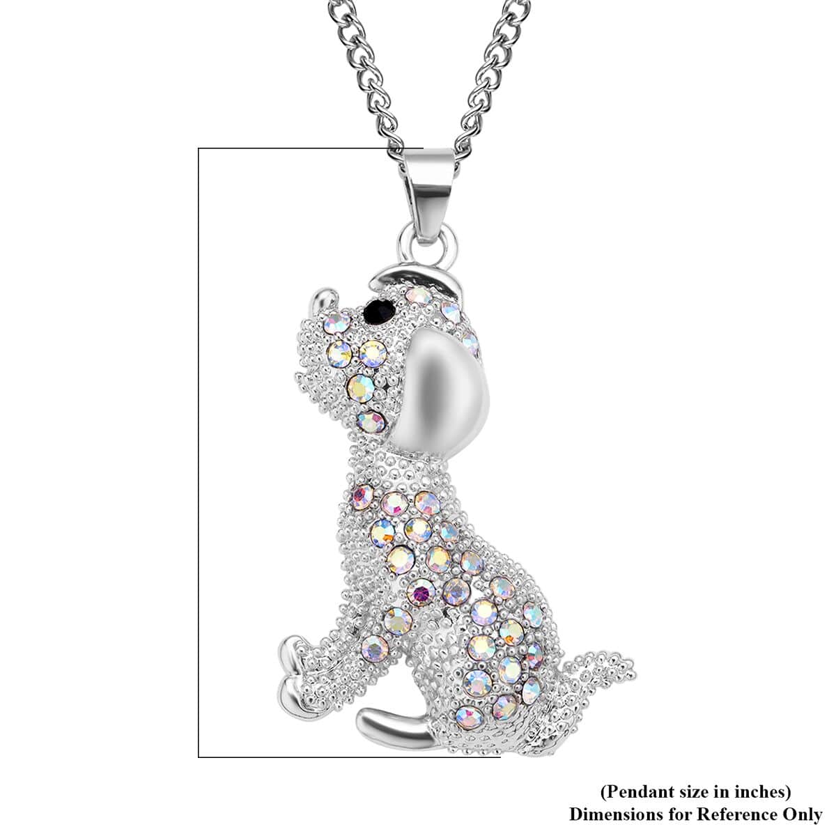 Crystal 2025 dog necklace