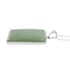 Green Aventurine Rectangle Frame Pendant Necklace 18 Inches in Silvertone 60.00 ctw image number 3
