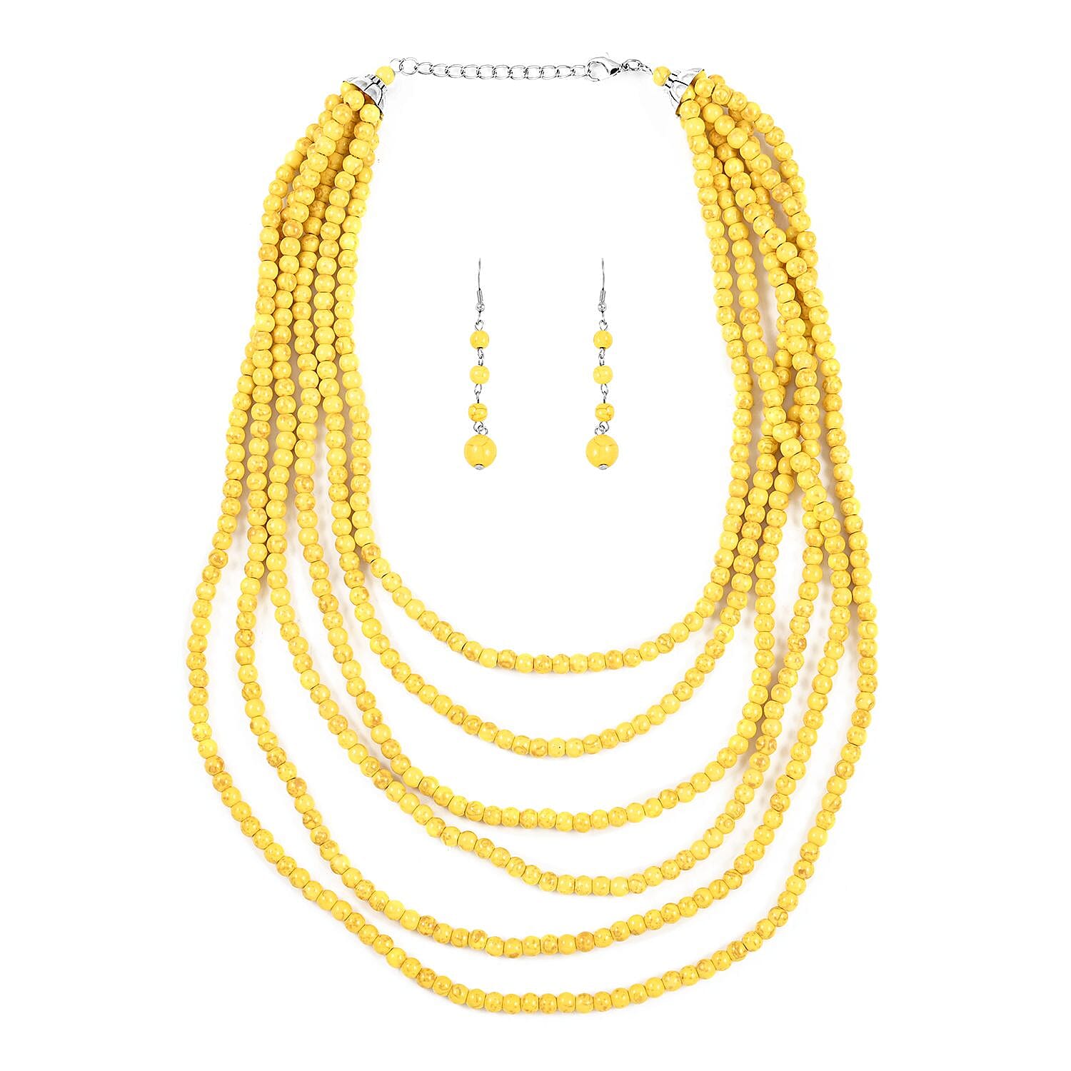 Yellow Howlite - Product card gallery slide 1 (9431359127807)